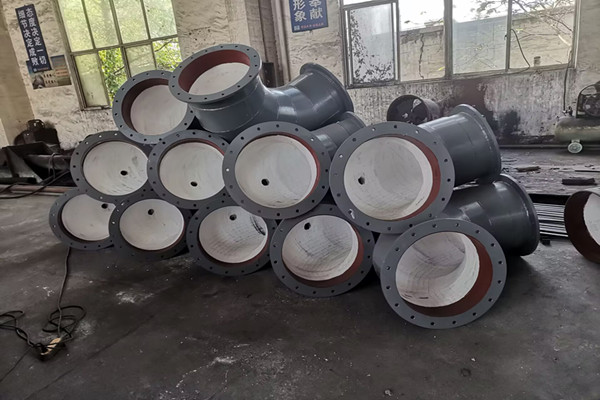 洗煤厂耐磨陶瓷管道弯头